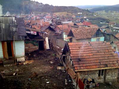 Roma Siedlung in Brasov